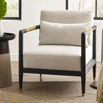 Carson Occasional Chair in Mink Finish