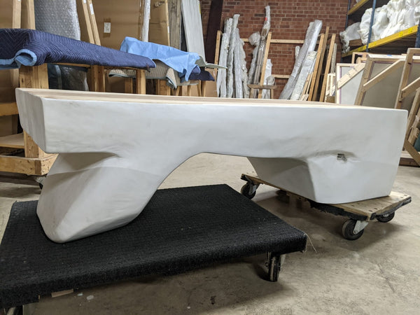 Billa Natural Bench, 60"L x 22"W x 17"H