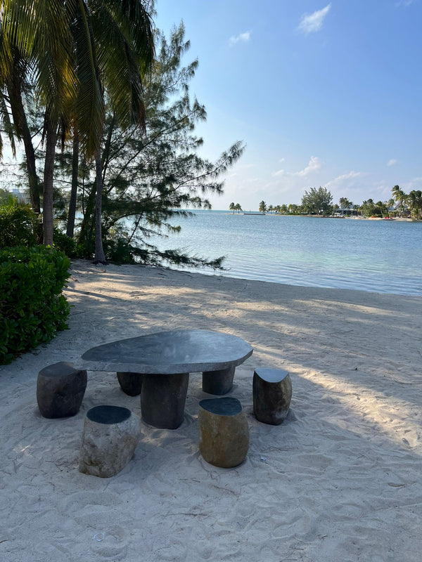 Stone Table and Stools