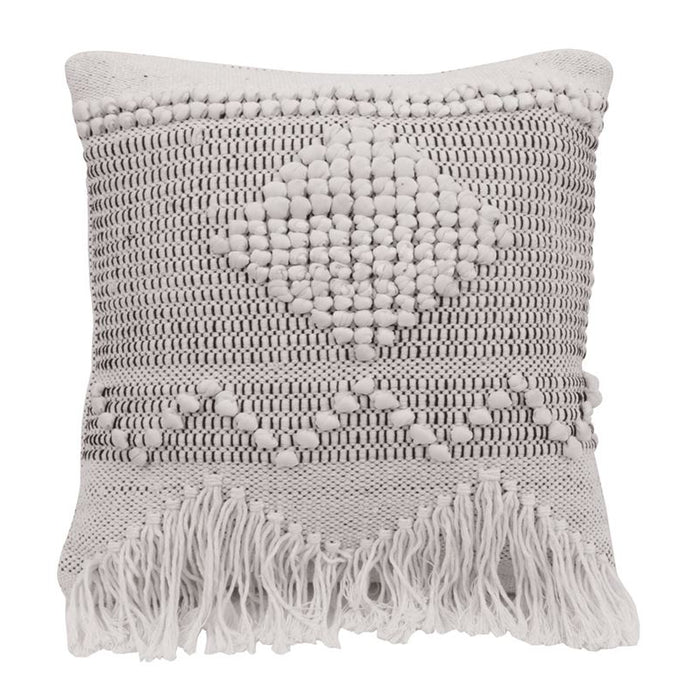 Square Textured Cotton Pillow