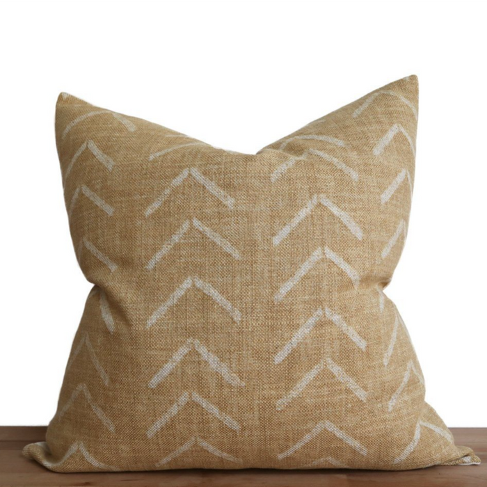 Asha - Dijon, 19" x 19"