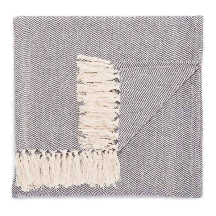 Seabreeze Throw, Majorica Blue