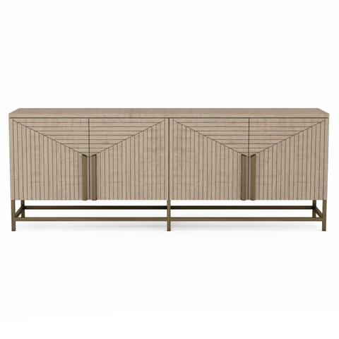 North Side Entertainment Console , 80"W x 15"D x 30"H
