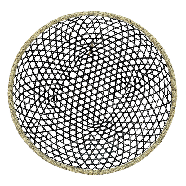 Talia Round Cane Wall Decor