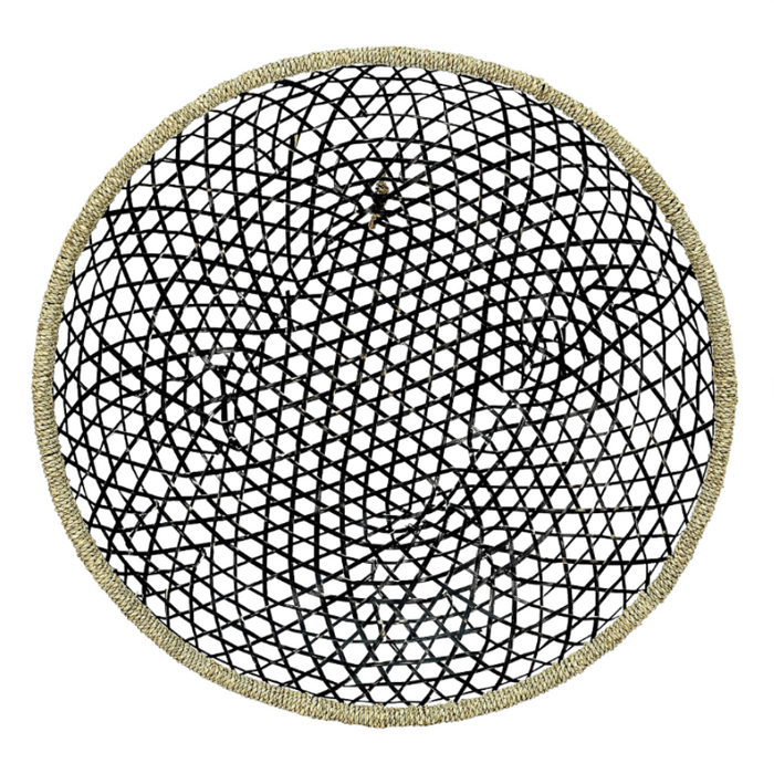 Talia Round Cane Wall Decor