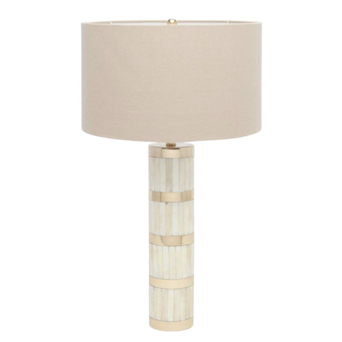 Theon Lamp, Oatmeal Linen