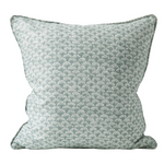 Sensu Celadon Linen Cushion, 20" x 20"