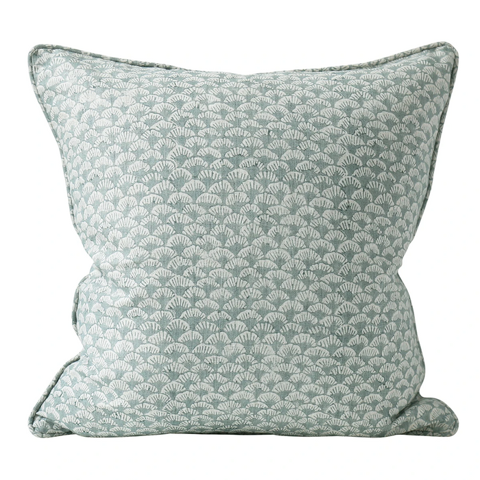 Sensu Celadon Linen Cushion 20" x 20"