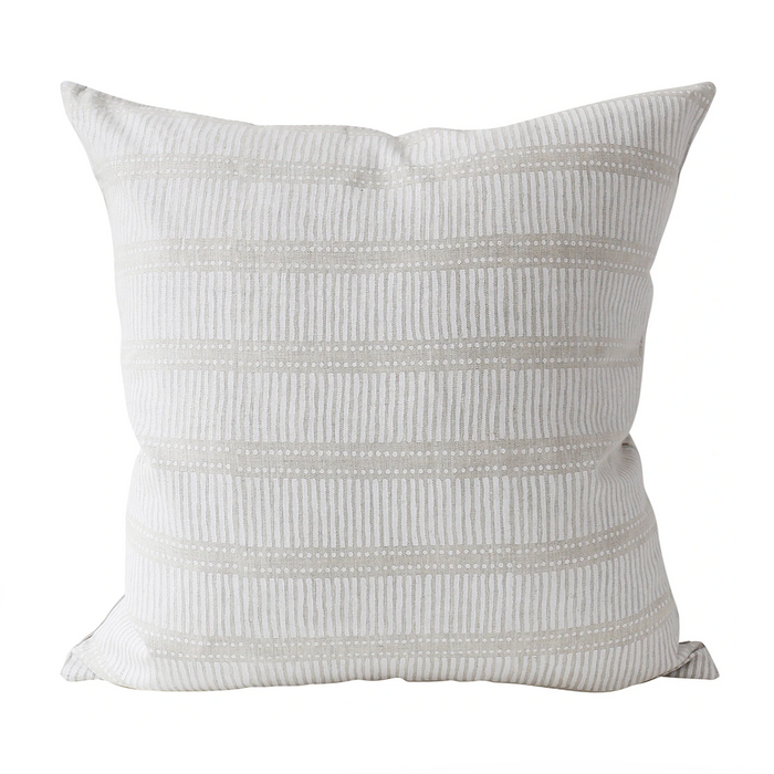 Matches Chalk Linen Cushion, 20" x 20"