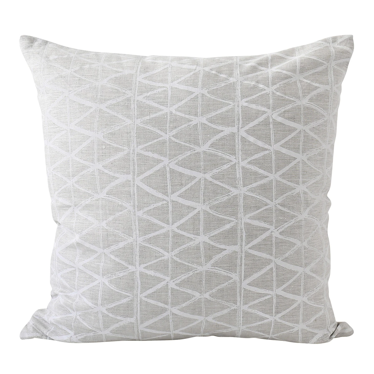 Zulu Chalk Linen Cushion, 20" x 20"