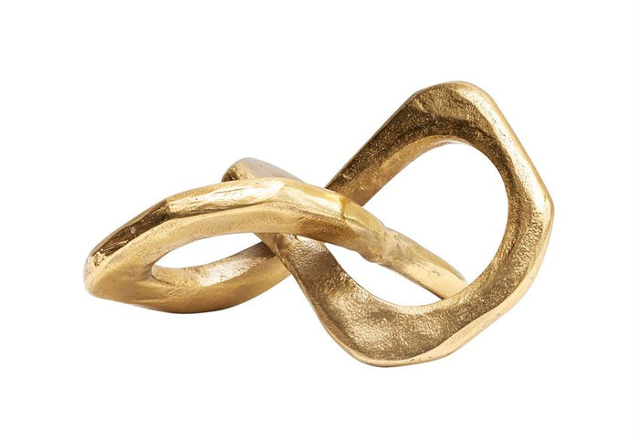 Cast Metal Object, Gold Finish