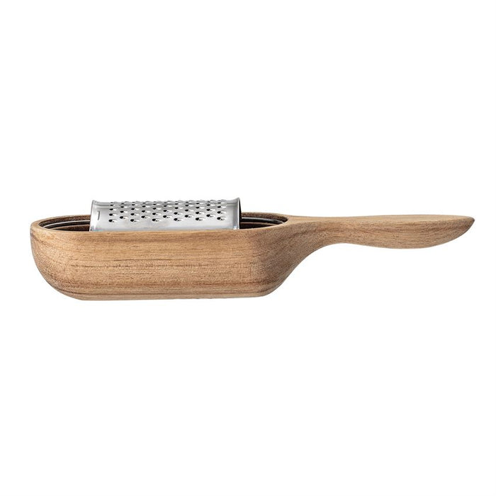 Acacia Wood & Stainless Steel Grater