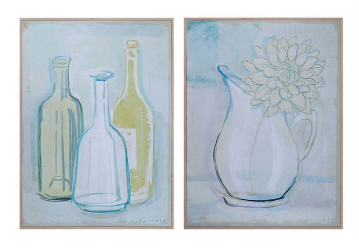 MDF Framed Wall Decor with Still Life