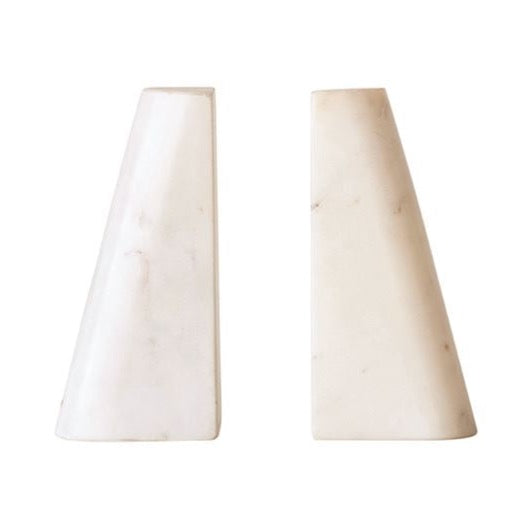 Marble Bookends, Set of 2