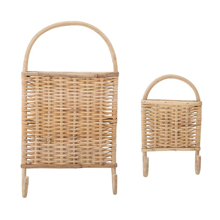 Woven Rattan Wall Hooks, 2 sizes