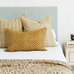Amalfi Saffron Linen Cushion, 20" x 20"