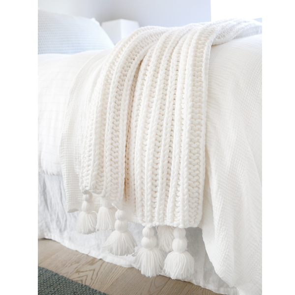 Anacapa Oversized Throw, White