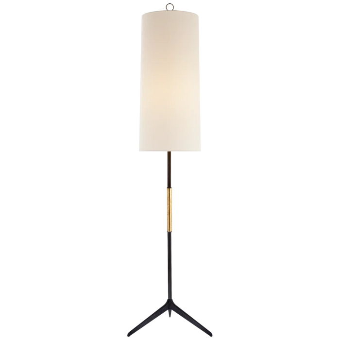 Frankfort Floor Lamp, Aged Iron