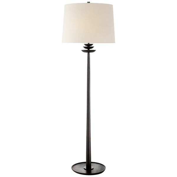 Beaumont Floor Lamp, Aged Iron