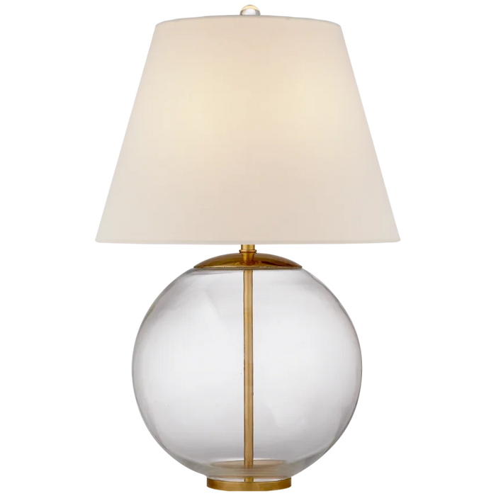 Morton Table Lamp, Clear Glass