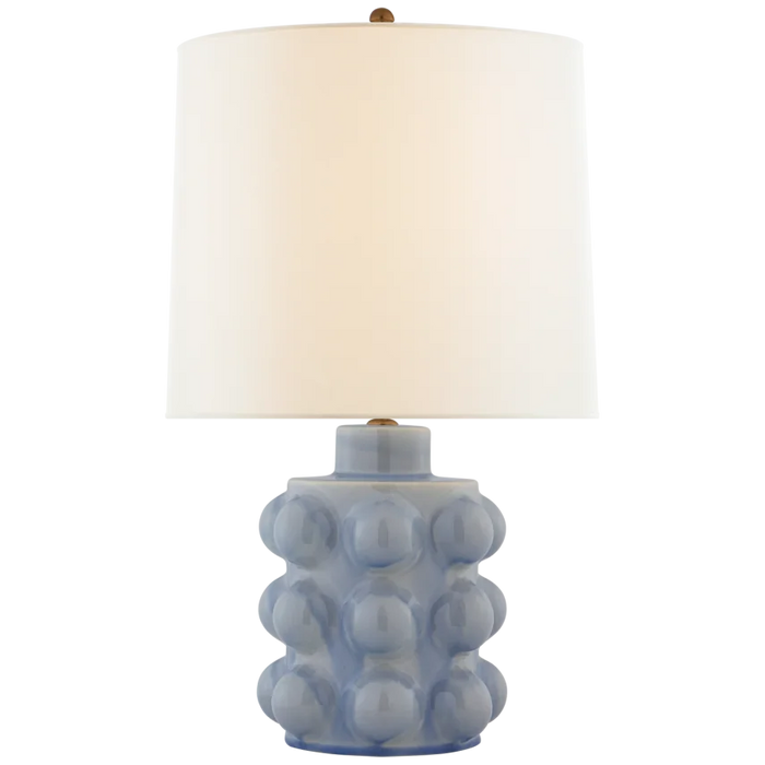 Vedra Medium Table Lamp, Polar Blue Crackle