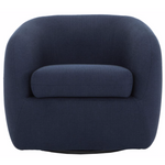 Maurice Swivel Chair, Midnight Blue