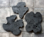 Teak Burle Tray - Charcoal, 2 Sizes