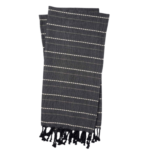 Amie Throw Charcoal, Magnolia Home by Joanna Gaines × Loloi