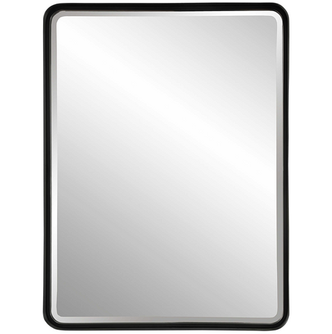 Crofton Black Large Mirror, 30"W x 3"D x 40"H