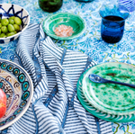 Zanzibar Denim Cotton Napkins, Set of 4