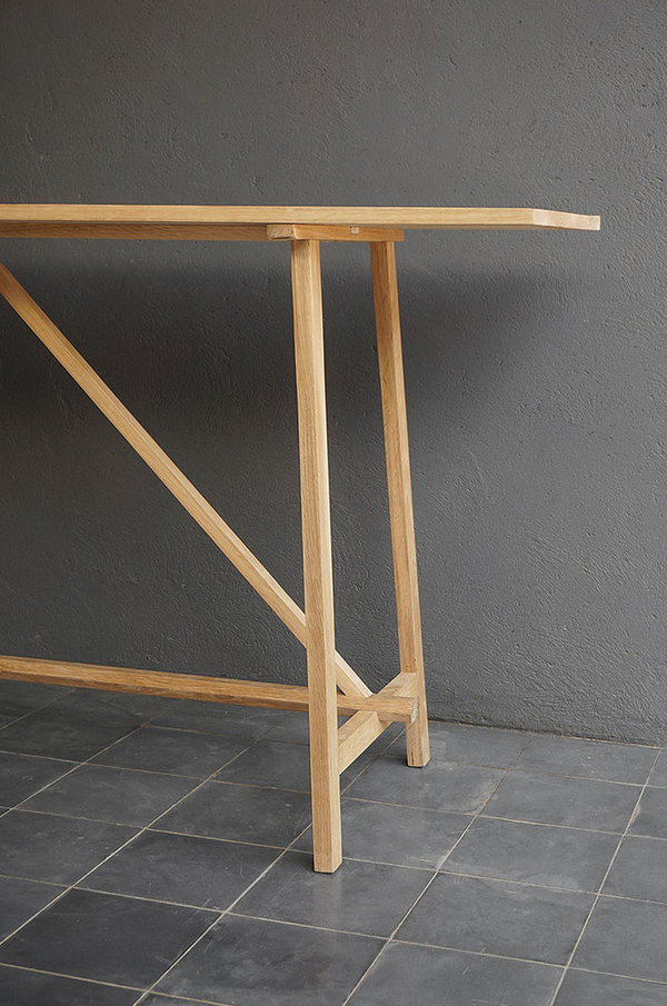 Waif Oak Console, 76"L x 18"W