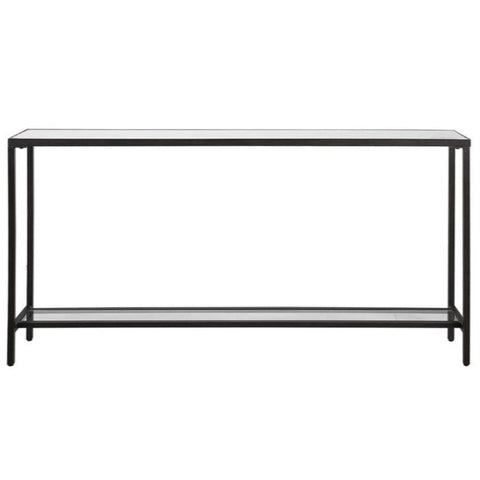 Hayley Console Table, Black, 60"W x 31"H x 10"D