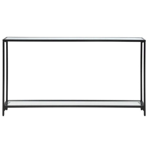 Accent Console Table, Black, 56"W x 30"H x 8"D