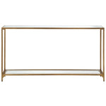 Accent Console Table, Gold, 56"W x 30"H x 8"D