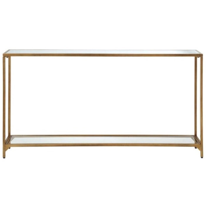 Accent Console Table, Gold, 56"W x 30"H x 8"D