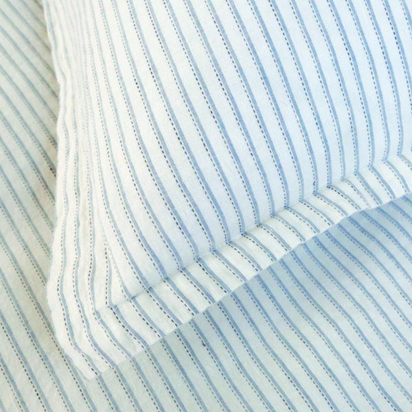 Connor Body Pillow, Ivory/Denim