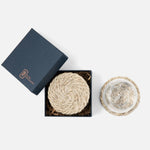 Whitley, Natural Jute Coasters, Boxed Set of 4