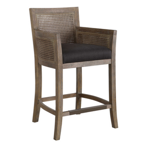 Encore Counter Stool, Dark Gray Fabric