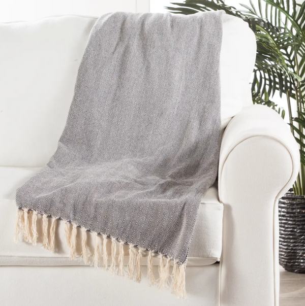 Seabreeze Throw, Majorica Blue
