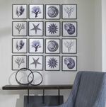 Sea Living Framed Prints - 8 Styles, 12" x 12"