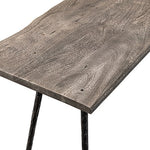 Velez Console Table in Dark Acacia Wood, 59"W x 18"D x 30"H