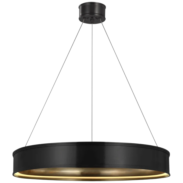 Connery 30" Ring Chandelier, Bronze