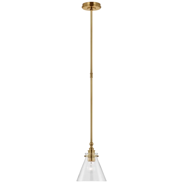 Parkington 9" Pendant, Brass