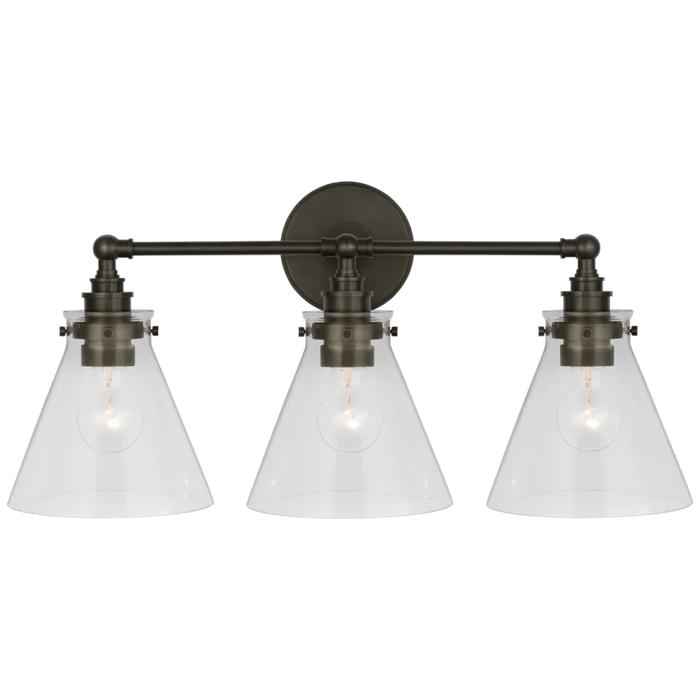 Parkington 24" Three Light Bath Bar, Bronze