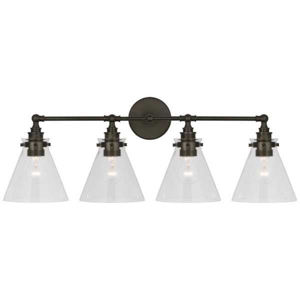 Parkington 32" Four Light Bath Bar, Bronze