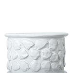 White Terracotta Candle Holder