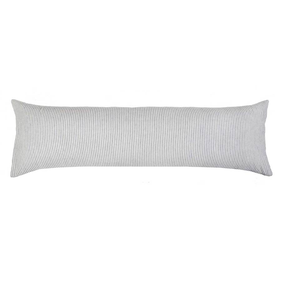Connor Body Pillow, Ivory/Denim