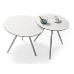 DJ Side Table - Aluminum White, 2 Sizes
