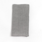 Stone Washed Linen Hemmed Dinner Napkin (Oyster), Set of 6