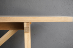 Oak French Farm Console, 84"L x 15"W x 34"H
